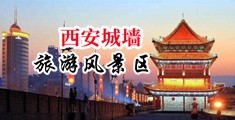 美女裸体喷白浆中国陕西-西安城墙旅游风景区